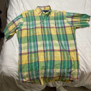 Polo by Ralph Lauren -Madras Shirt Size M
